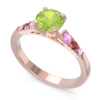 Cathedral Pave Sari Ring