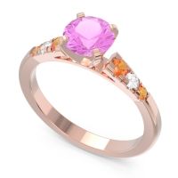 Cathedral Pave Sari Ring