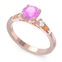 Cathedral Pave Sari Ring
