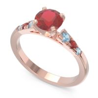 Cathedral Pave Sari Ring