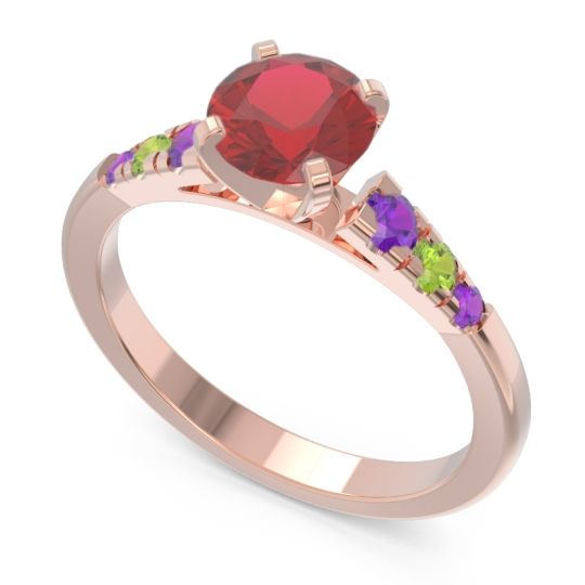 Cathedral Pave Sari Ring