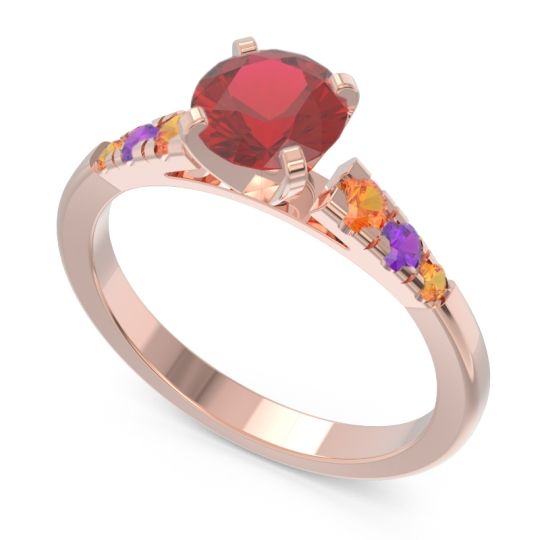 Cathedral Pave Sari Ring