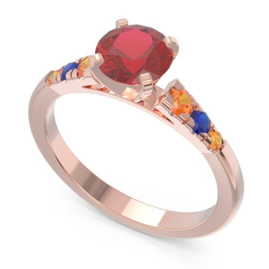 Cathedral Pave Sari Ring
