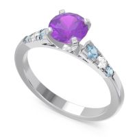 Cathedral Pave Sari Ring