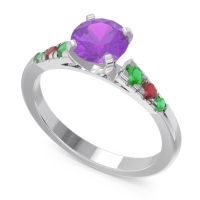 Cathedral Pave Sari Ring