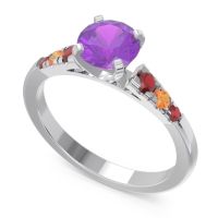 Cathedral Pave Sari Ring