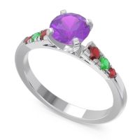 Cathedral Pave Sari Ring