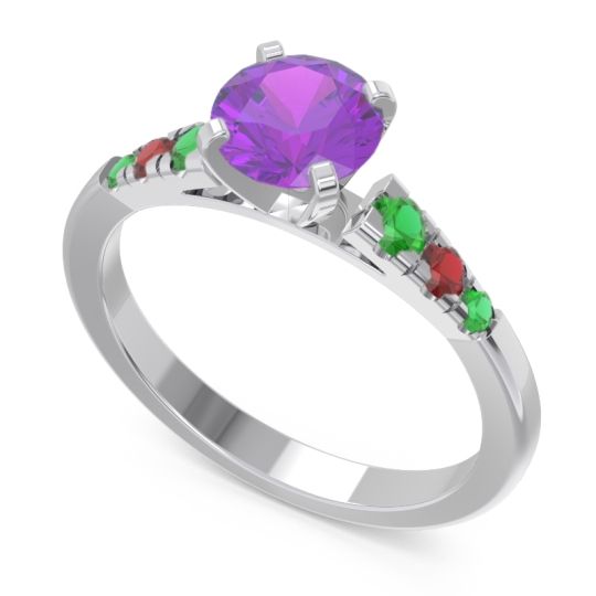 Cathedral Pave Sari Ring