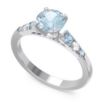 Cathedral Pave Sari Ring