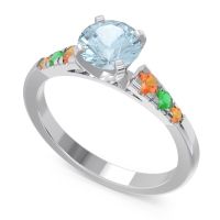 Cathedral Pave Sari Ring