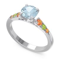 Cathedral Pave Sari Ring