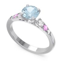 Cathedral Pave Sari Ring