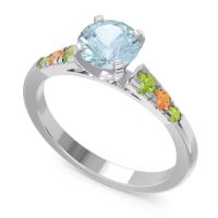 Cathedral Pave Sari Ring