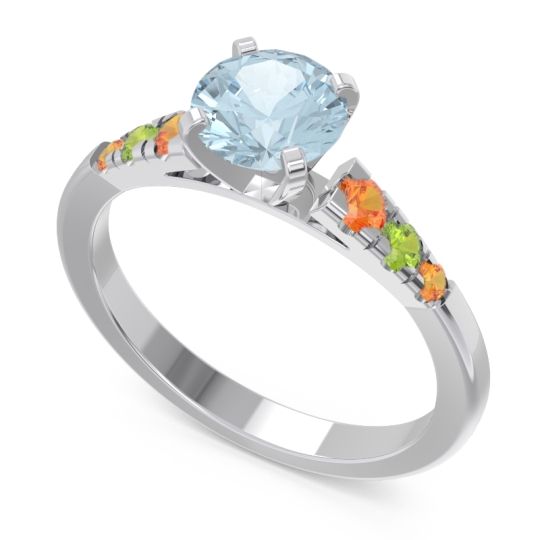Cathedral Pave Sari Ring