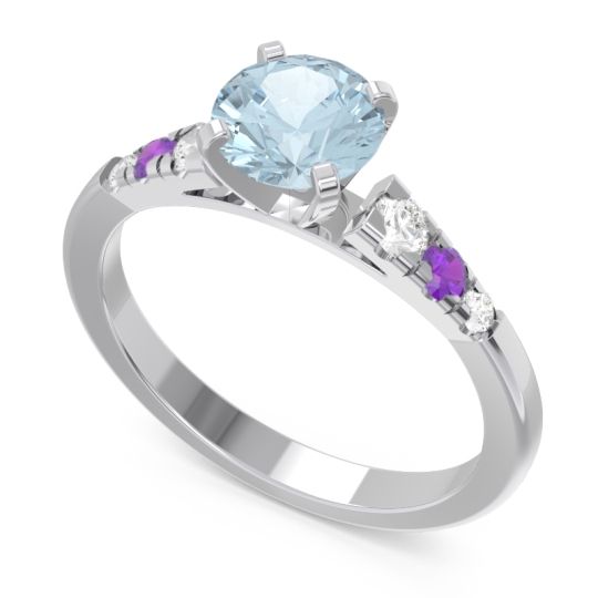 Cathedral Pave Sari Ring