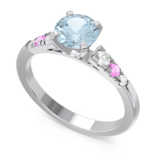 Cathedral Pave Sari Ring