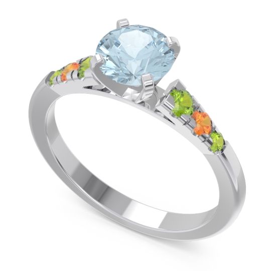 Cathedral Pave Sari Ring