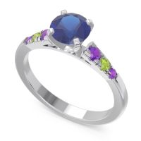 Cathedral Pave Sari Ring