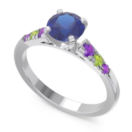 Cathedral Pave Sari Ring