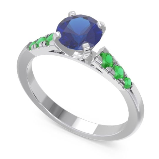 Cathedral Pave Sari Ring