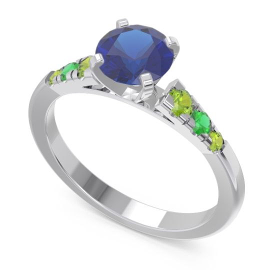 Cathedral Pave Sari Ring