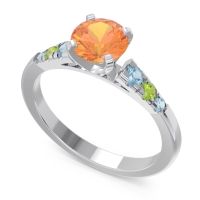 Cathedral Pave Sari Ring