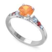 Cathedral Pave Sari Ring