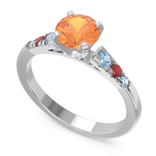 Cathedral Pave Sari Ring