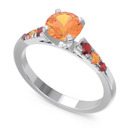 Cathedral Pave Sari Ring