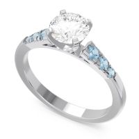 Cathedral Pave Sari Ring