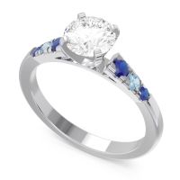 Cathedral Pave Sari Ring