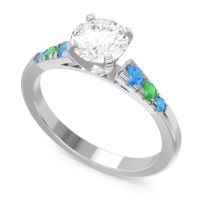 Cathedral Pave Sari Ring
