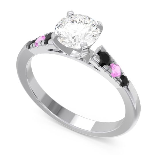 Cathedral Pave Sari Ring