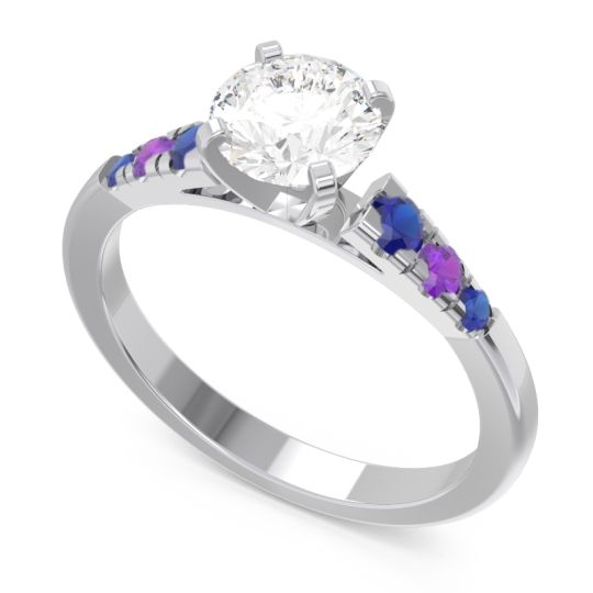 Cathedral Pave Sari Ring