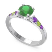 Cathedral Pave Sari Ring