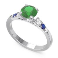 Cathedral Pave Sari Ring