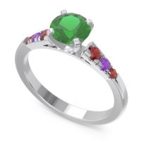 Cathedral Pave Sari Ring