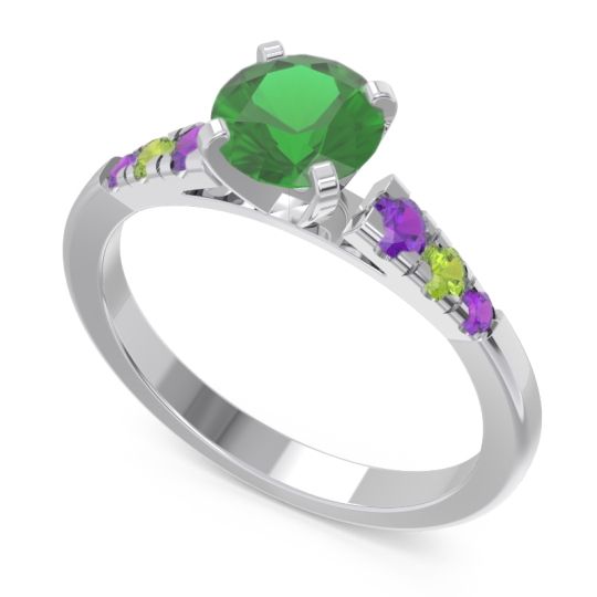 Cathedral Pave Sari Ring