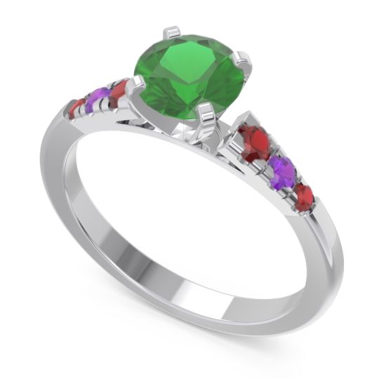 Cathedral Pave Sari Ring