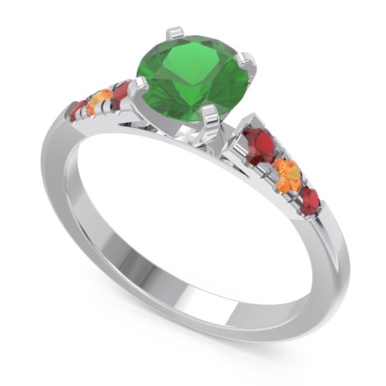 Cathedral Pave Sari Ring