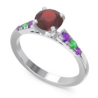 Cathedral Pave Sari Ring