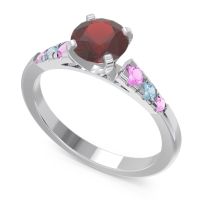 Cathedral Pave Sari Ring