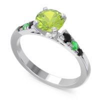 Cathedral Pave Sari Ring
