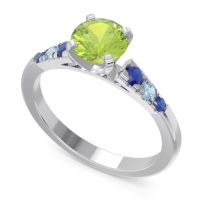 Cathedral Pave Sari Ring