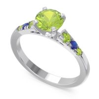 Cathedral Pave Sari Ring