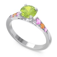 Cathedral Pave Sari Ring