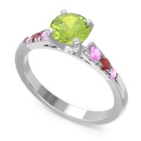 Cathedral Pave Sari Ring