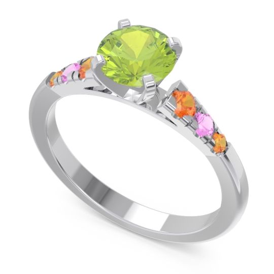 Cathedral Pave Sari Ring