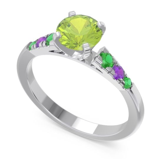 Cathedral Pave Sari Ring