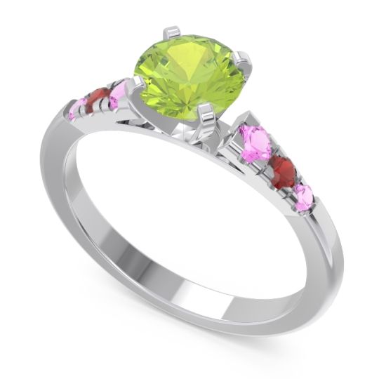 Cathedral Pave Sari Ring